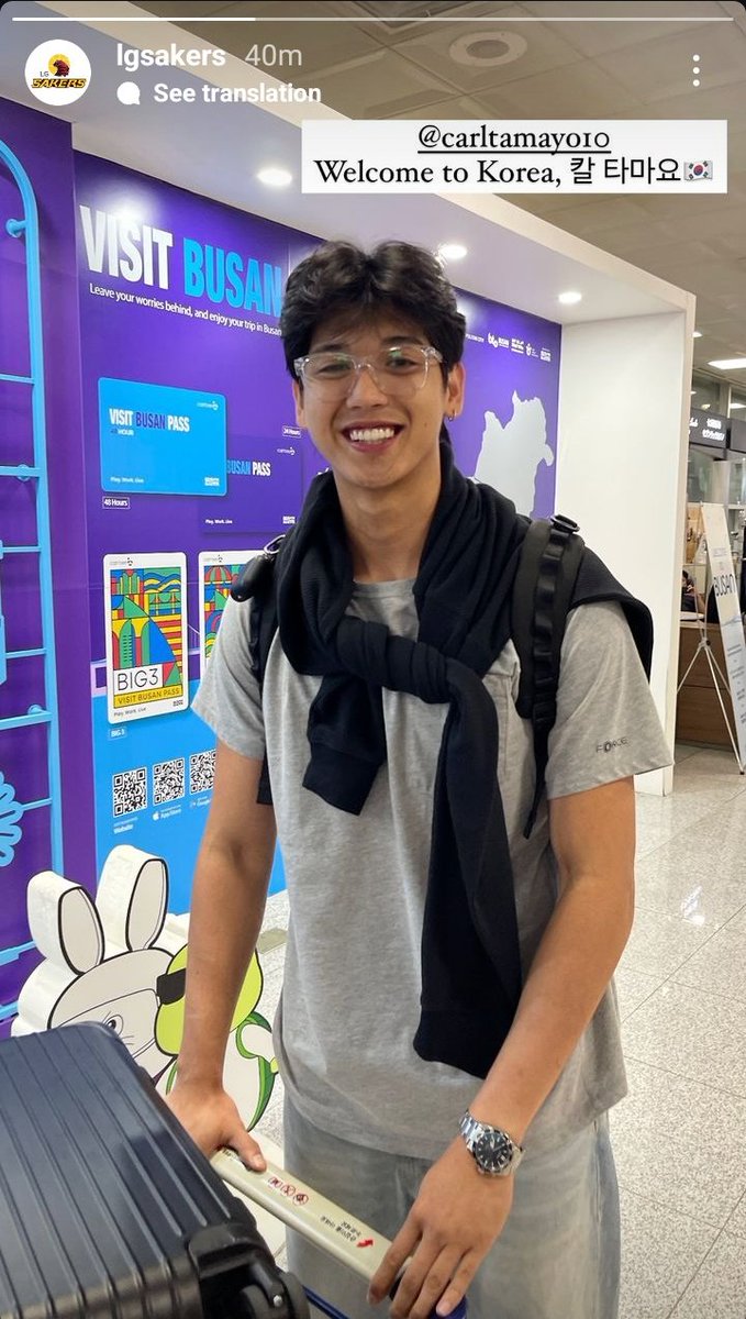 Goodluck <a href="/_carltamayo/">Carl Tamayo</a> !! 🇰🇷