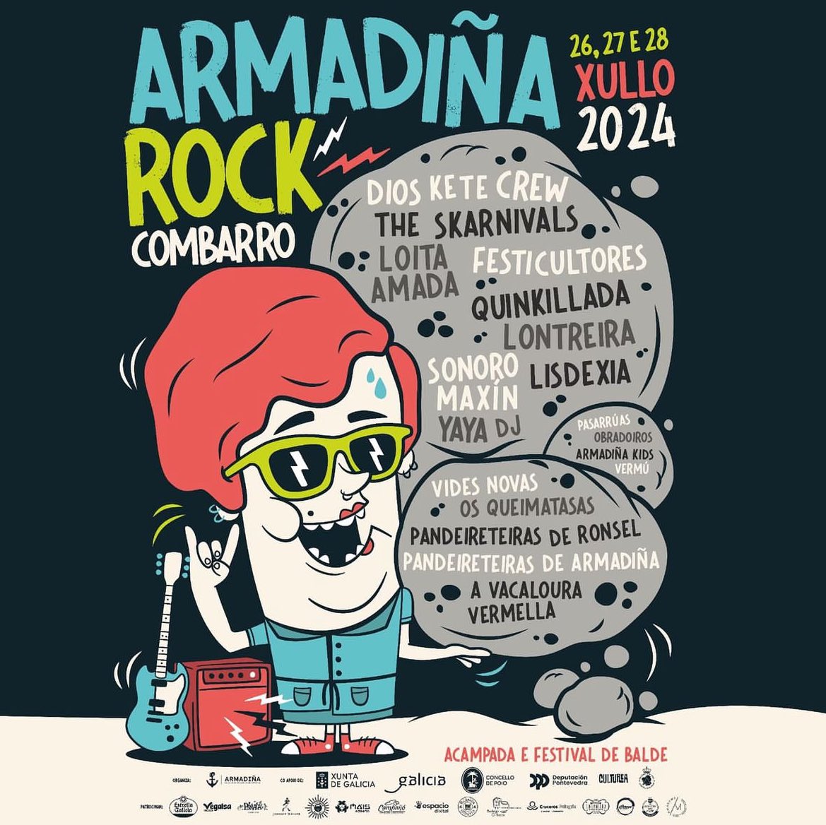 Este fin de semana <a href="/ArmadinhaRock/">Armadiña Rock</a> con <a href="/TheSkarnivals/">The Skarnivals</a> <a href="/DiosketeCrew/">DIOS KE TE CREW</a> <a href="/lontreira/">Lontreira</a> @LoitaAmada y más, info:galiciaenconcierto.com/evento/armadin…