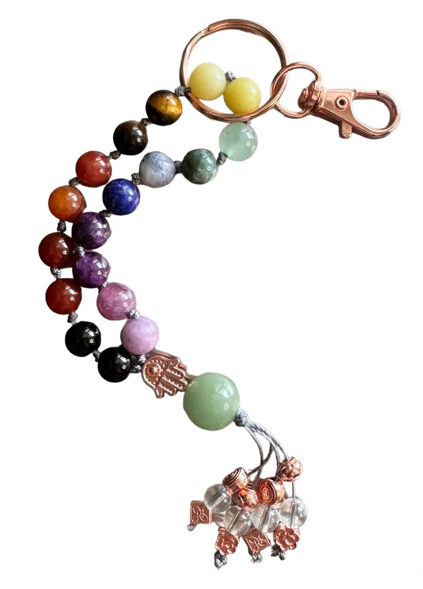 New rearview mirror/bag/anywhere charms, handmade by me, in my shop. Link in bio. 🌈✨