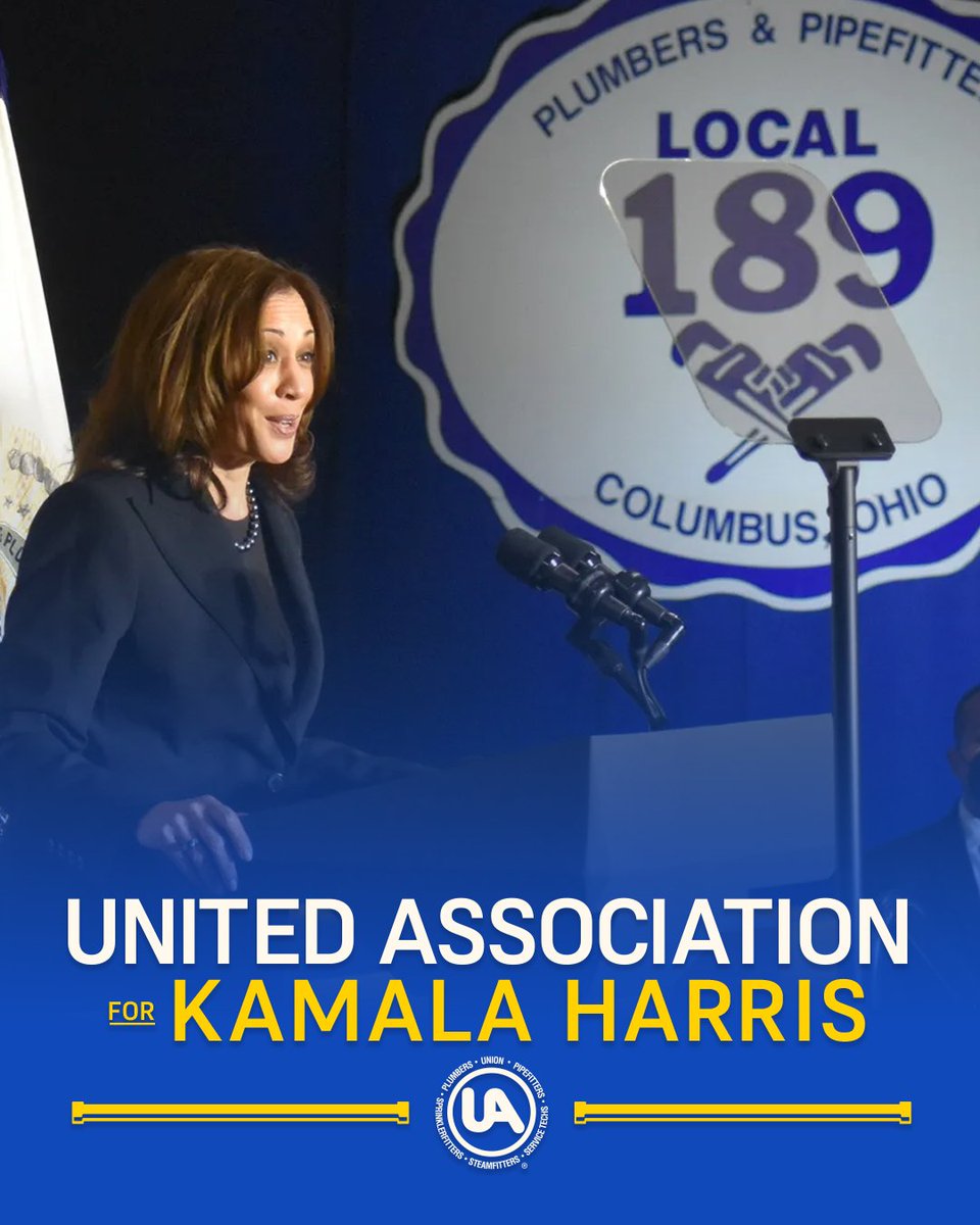 We are proud to endorse <a href="/KamalaHarris/">Kamala Harris</a> for President to continue our progress for working families.

Her leadership on replacing lead service lines, expanding labor protections, and protecting pension security make her the right choice for our future.