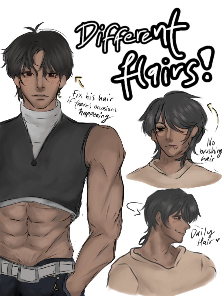 samixuue's tweet photo. Since i have been very sick for the past few days, i was not able to draw for quite some time. But then i realized that I haven't introduce my oc yet, here's some sneak peek of him! 

#artmoots #ocart https://t.co/7NWbdAf11t