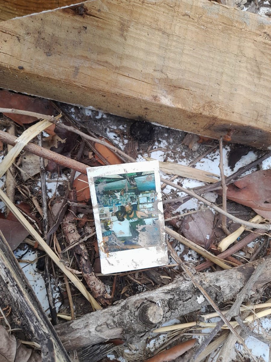 Just received this from my mate in L'Esterre who's home and business were destroyed by Beryl. The photo was taken some years ago, and was pinned to the bar. He found it whilst tirelessly shifting through the wreckage for ANYTHING of value. gofund.me/e2fa06aa