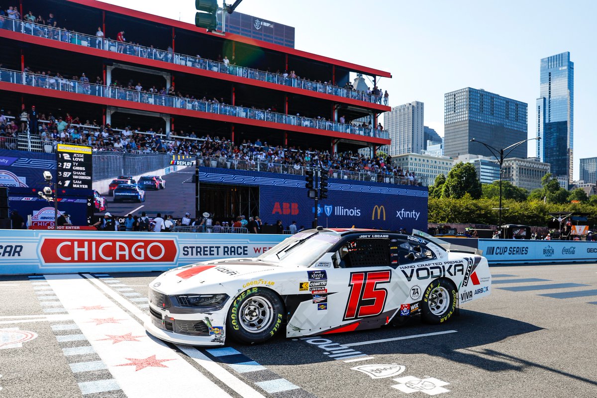 TAFilms's tweet image. Green flag for TA Films! Was great to be on the No. 15 AM Racing team car, with @joeylogano behind the wheel for the Chicago Street Race.