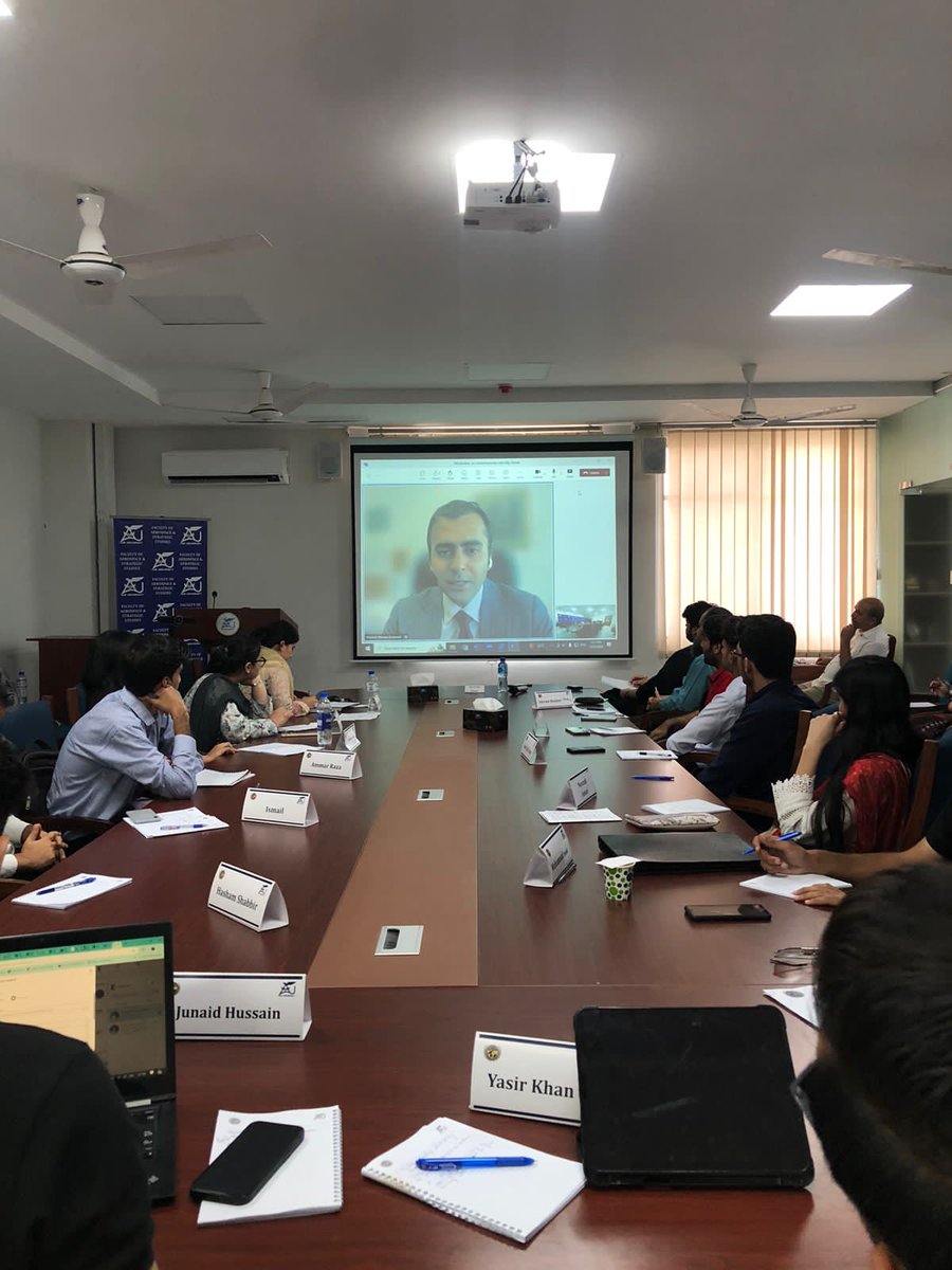 fass_air's tweet photo. #FASSWKSP24 Day 3 Session 2 ๐๏ธ Mr. @hushamahmed from @PakUN_Geneva speaks on the #Emergingtech & #Intsecurity to a full and captivated room followed by a rigorous interactive session ๐ก๏ธ๐
#AirUniversity #islamabad #SecurityIssues
-
@adilsultan @Aiza_Azam @ayesha_ajm @f_aider https://t.co/qDPK6LXk8F