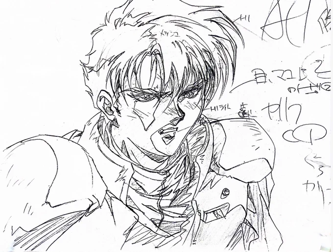 用事ついでに実家に寄ったら懐かしいものを発掘🌟

32年前の仕事、マクロスII第5話、自分の作画監督修正原画‥
思えばこれとテッカマンブレードのOPがきっかけで、アニメ版餓狼伝説のキャラデザインのオファーをいただいたわけで‥ 