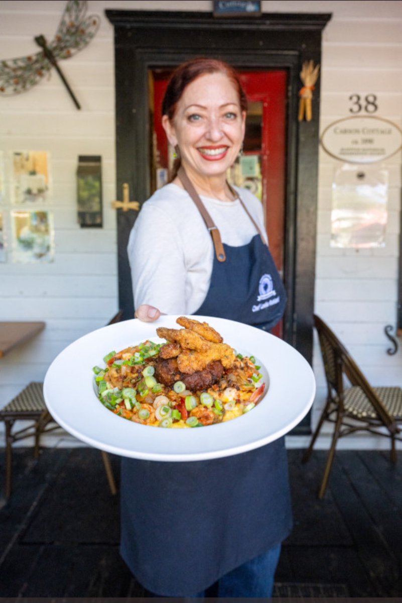 Certified_SC's tweet image. At The Cottage Cafe, Bakery &amp;amp; Tea Room, 2024 Chef Ambassador Leslie Rohland brings local producers and diners together to highlight and preserve the flavors of South Carolina.
@Discover_SC @FreshOnTheMenu @SCDAgriculture 
#CertifiedSC #DiscoverSC
