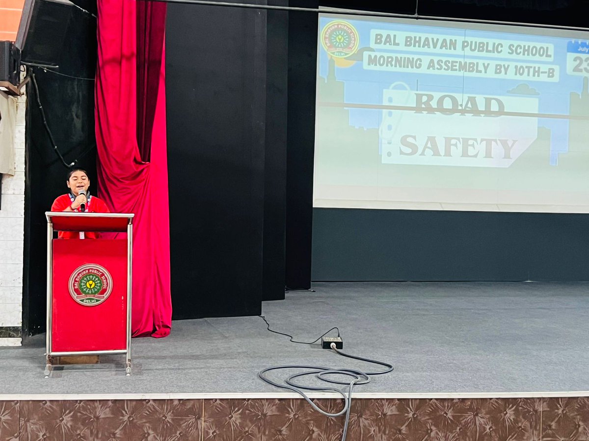 alka2411's tweet photo. "Road safety is not just a rule; it's a responsibility. Each step we take to follow traffic guidelines can save lives and create a safer journey for everyone. Let's make safety our priority every time we go on the road."
Assembly conducted by class X B 
#bbpsmv https://t.co/mGGueGEZ6e
