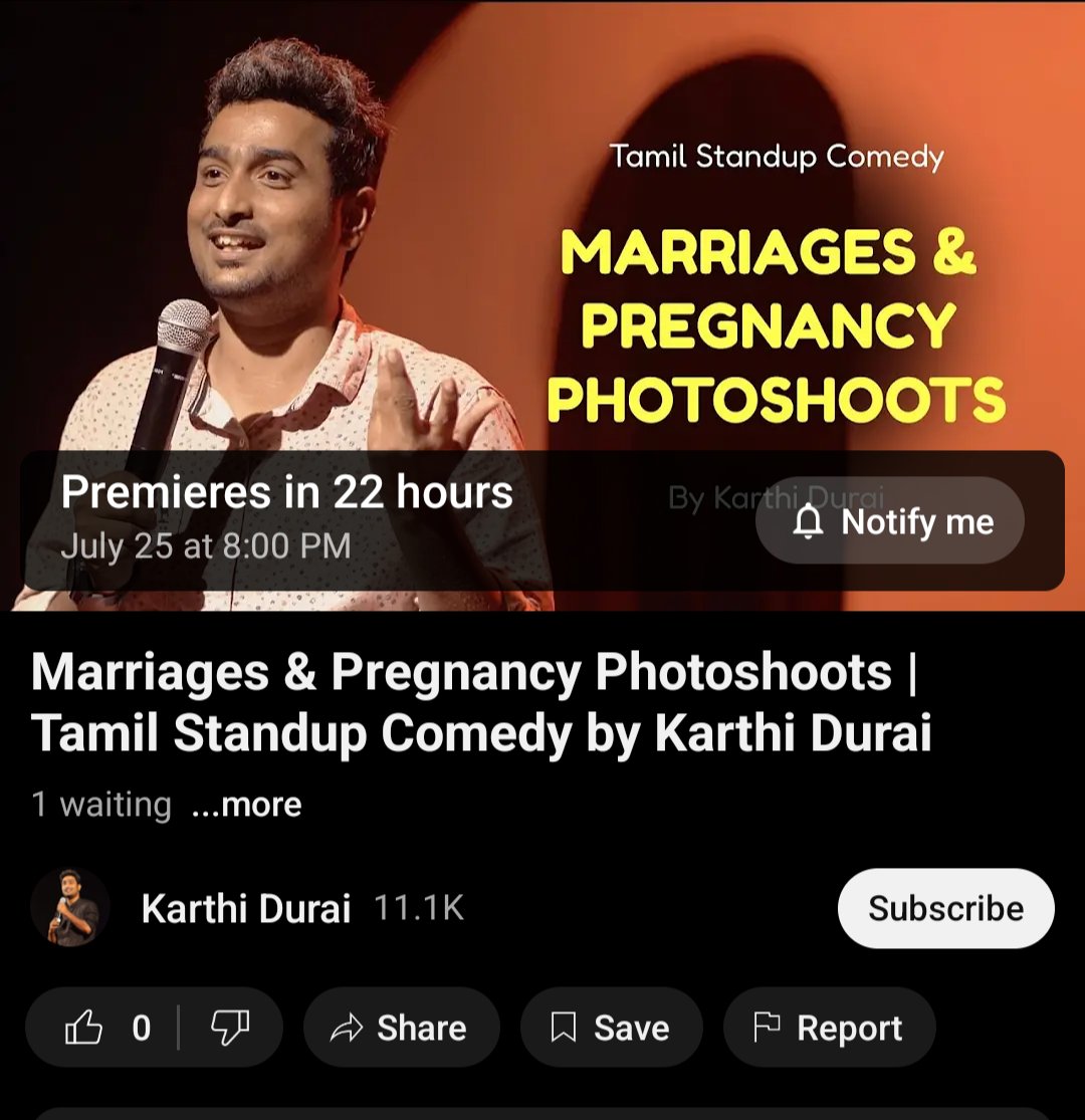 kdthecomic's tweet photo. Releasing all video clips from my first standup special #Kdno1 with subtitles.
First Video goes up in my YouTube channel at 8PM Tmro
Link - https://t.co/pCO20EbwfW https://t.co/gUwlvWFXC7
