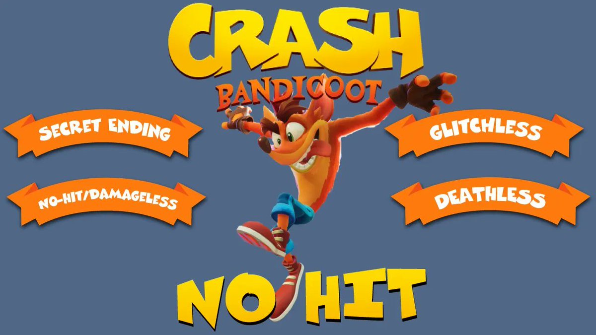 Got this bad boi about a week ago. Moving on to ALL LEVELS Crash 1 hitless

youtube.com/watch?v=UCaQdw…