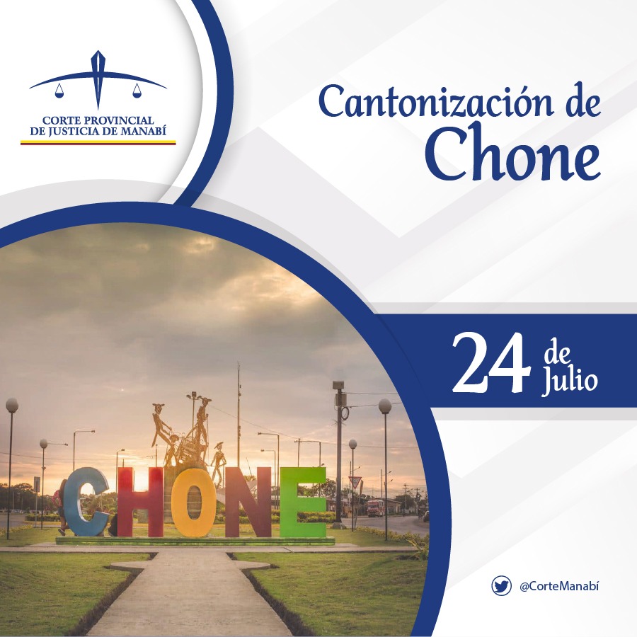🎉 ¡Feliz aniversario, Chone! 🎉 Hoy celebramos 140 años de cantonización. Honremos su historia y sigamos construyendo un futuro próspero para todos.