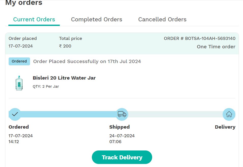 ____chintan____'s tweet photo. Absolutely pathetic service by @BisleriZone. Prepaid order placed on 17th July, ETA 18th, and by EOD 24th, still not delivered. 

Calling customer care just as futile. Make empty promises but no delivery - 8 days and counting, just to deliver 2 cans of water, UNBELIEVABLE!!! https://t.co/H08au5okR1