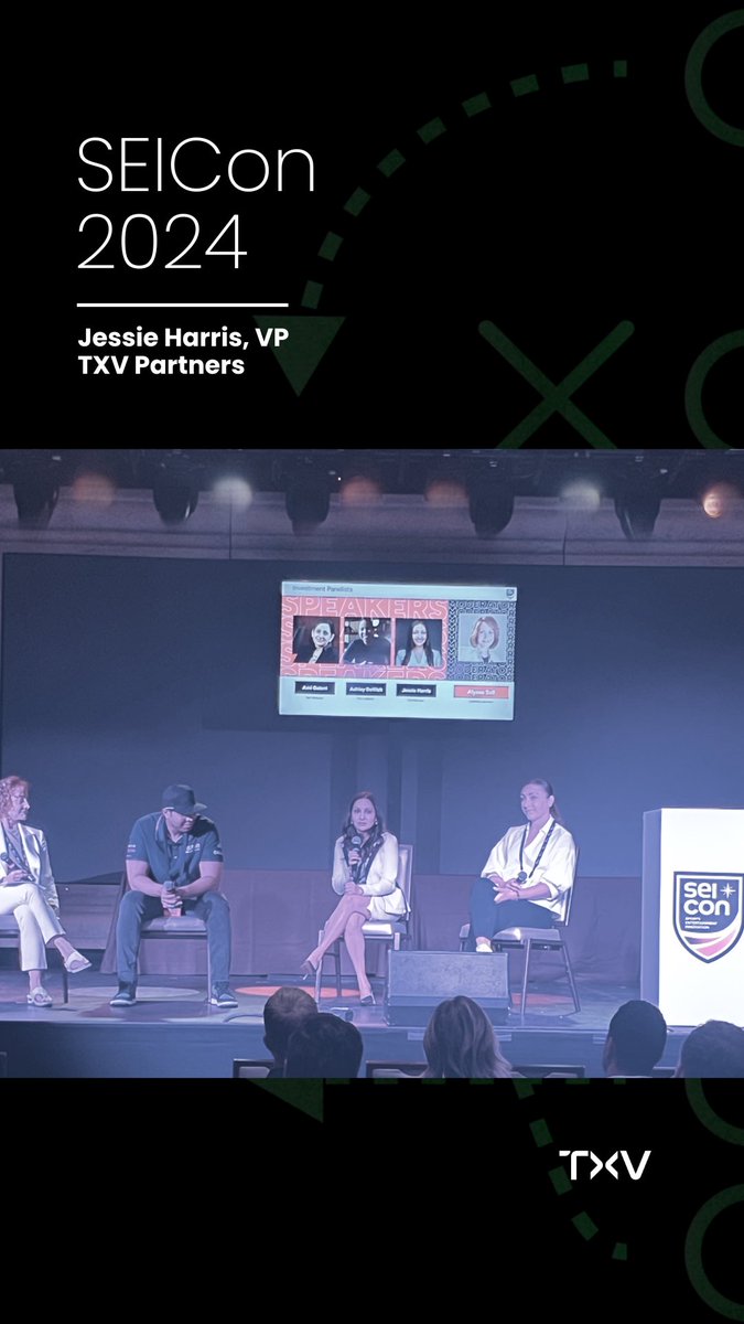 The future of Sports Tech: Just how far can AI and immersive technologies drive analytics and fan engagement? 

Where is health and wellness tech headed next?

TXV VP, <a href="/jessieleeharris/">Jessie Harris</a>, had the privilege of hosting this panel at the inaugural <a href="/SEICon_org/">SEICon</a> Las Vegas last week!
