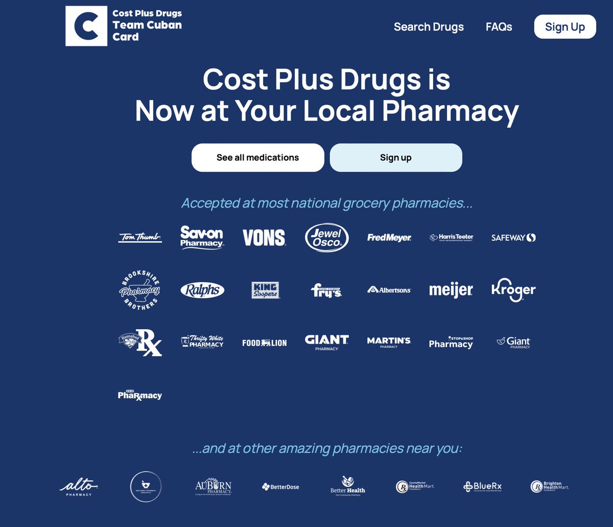 ErinLAlbert's tweet photo. #Pharmacies in the @costplusdrugs affiliate #pharmacy network: please ck your inbox for the dates on our increased dispensing fees on the #TeamCubanCard!
Now is the best time to join our network! https://t.co/M8L53at8nQ https://t.co/Vcb0KPqiVq