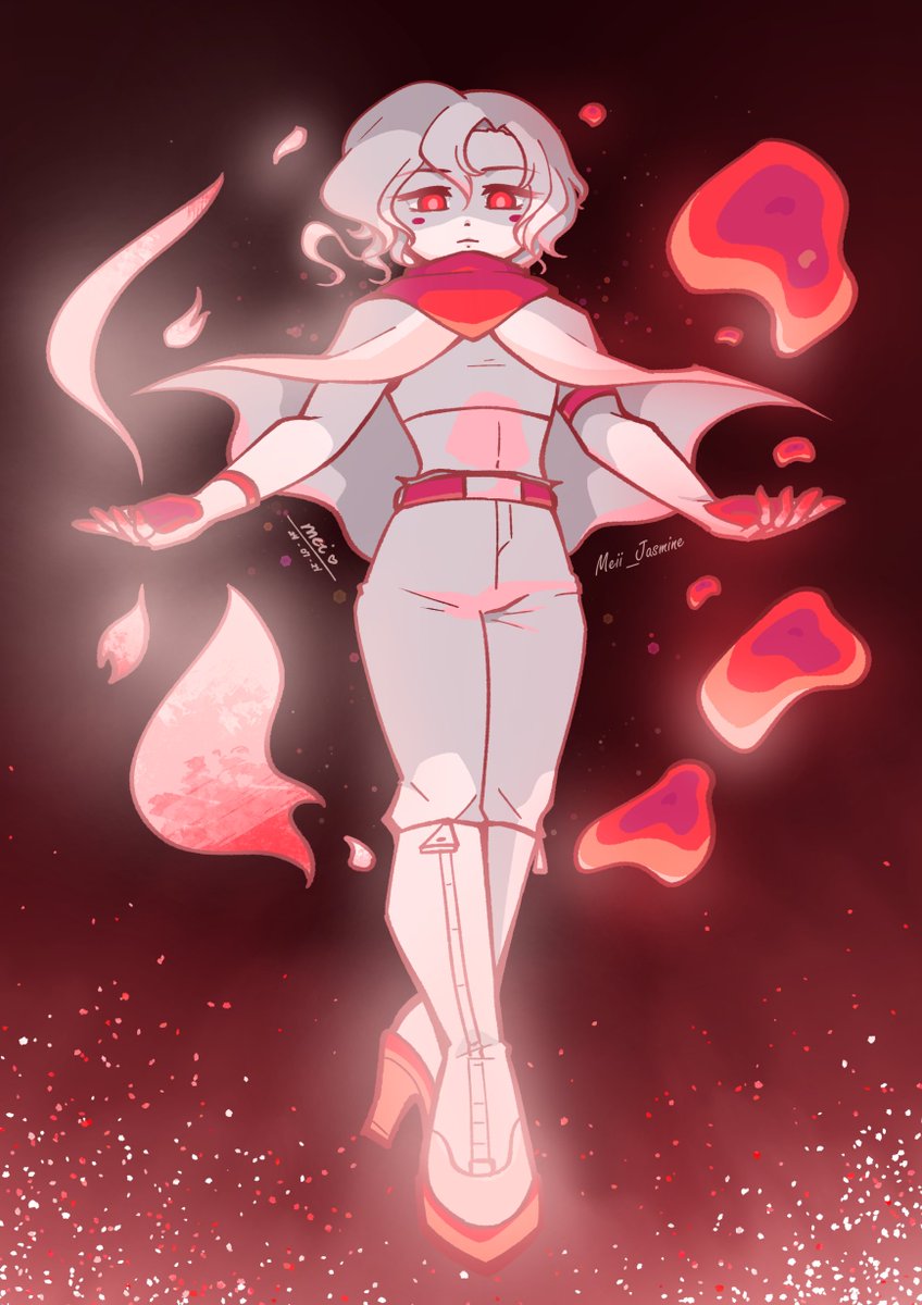 White flames and crimson water: Nate's elemental powers 🤍🔥🩸

#originalcharacterart #originalcharacter #oc