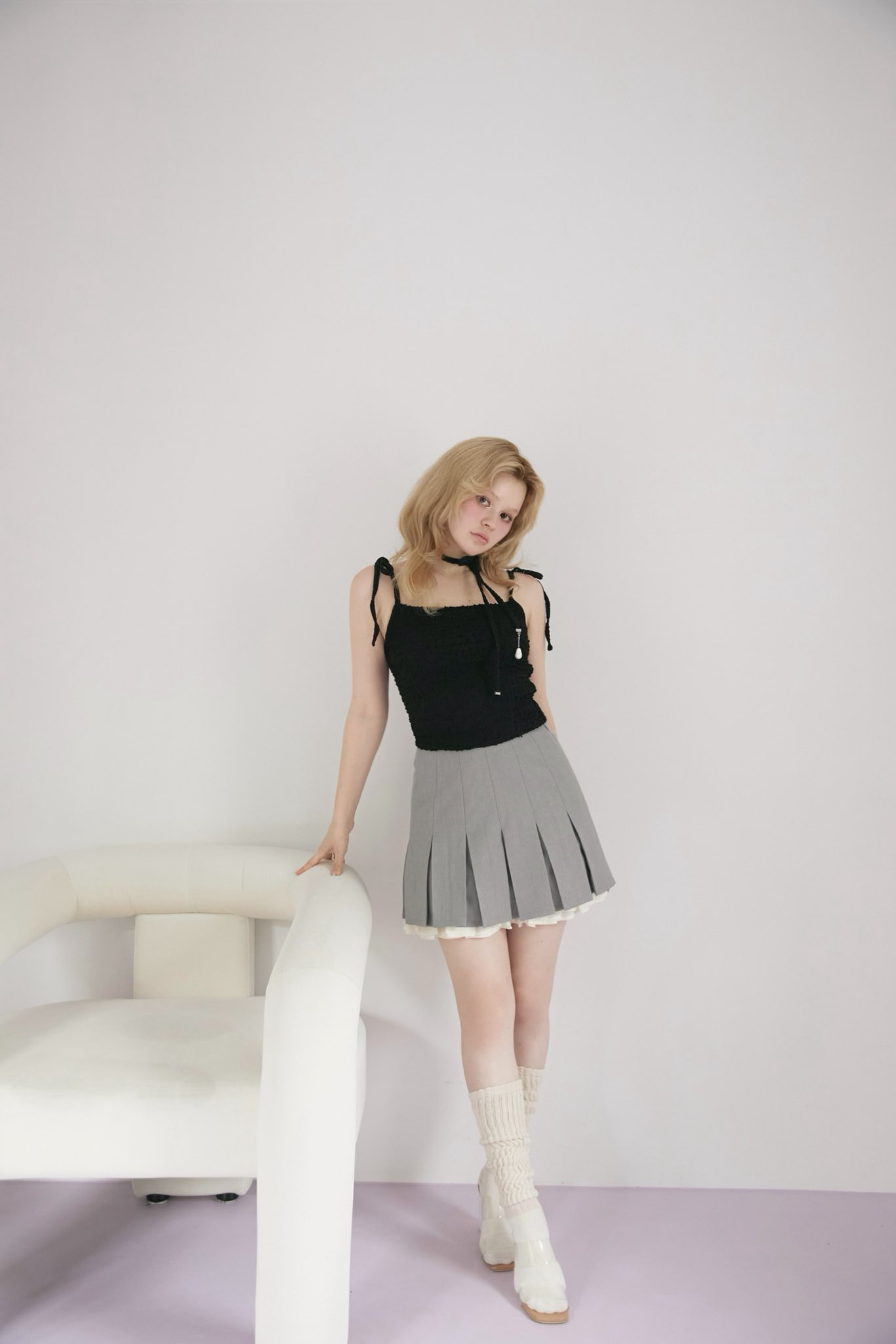 andmary Fiola chiffon mini skirt Mサイズ Fiola chiffon mini skirt
