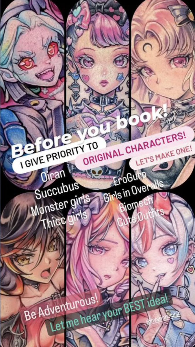 【💚💜TATTOO💜💚】

👽彫紅タトゥーご予約受付中👽

ベンさんオリジナルキャラ優先🦾

🎨ARTIST 
<a href="/horibenny/">彫紅・Hori Benny</a> 

🔗BOOKING / ご予約
invasion.club/pages/tattoo

#いんくら #INVASIONCLUB 
#ヲタトゥー #otattoo