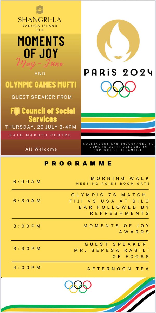 Our president, <a href="/SepesaRasili/">Sepesa S Rasili</a> is guest speaker &amp; possibly cheerleader at this Nadroga event. #TosoViti #ShangriLa