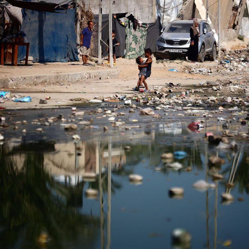 KEMASKINI 

Keadaan yang sangat kotor di Deir Al Balah , Tengah Gaza selepas 2 loji kumbahan di sana tidak dapat beroperasi akibat serangan Israel 

Kini penyakit Polio dan penyakit berjangkit yang lain semakin tersebar dalam kalangan rakyat Gaza