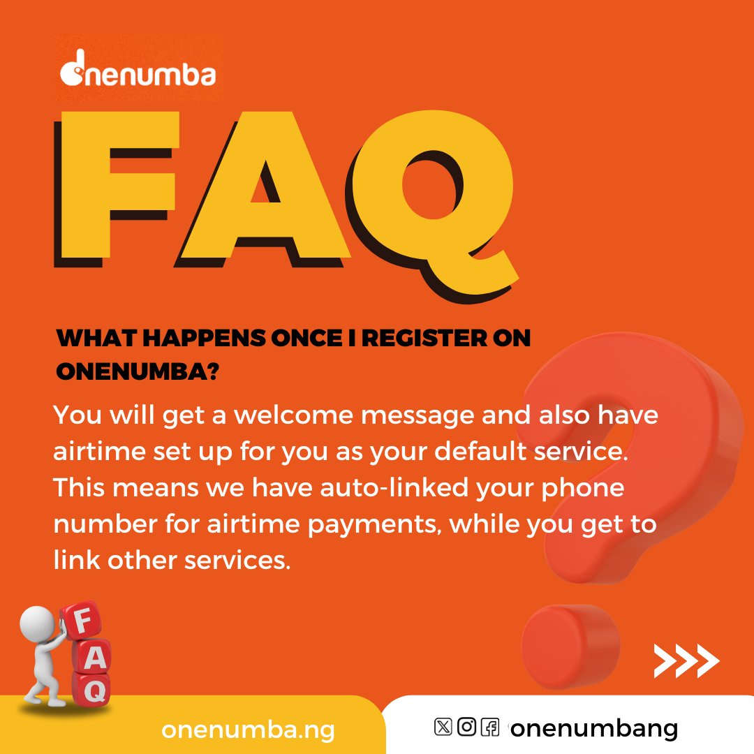 OneNUMBAng's tweet photo. We've got you covered with these short answers to your most pressing questions💡📝 #FAQs #OneNUMBA #FintechInNigeria #Fintech https://t.co/do7RWiAp2l