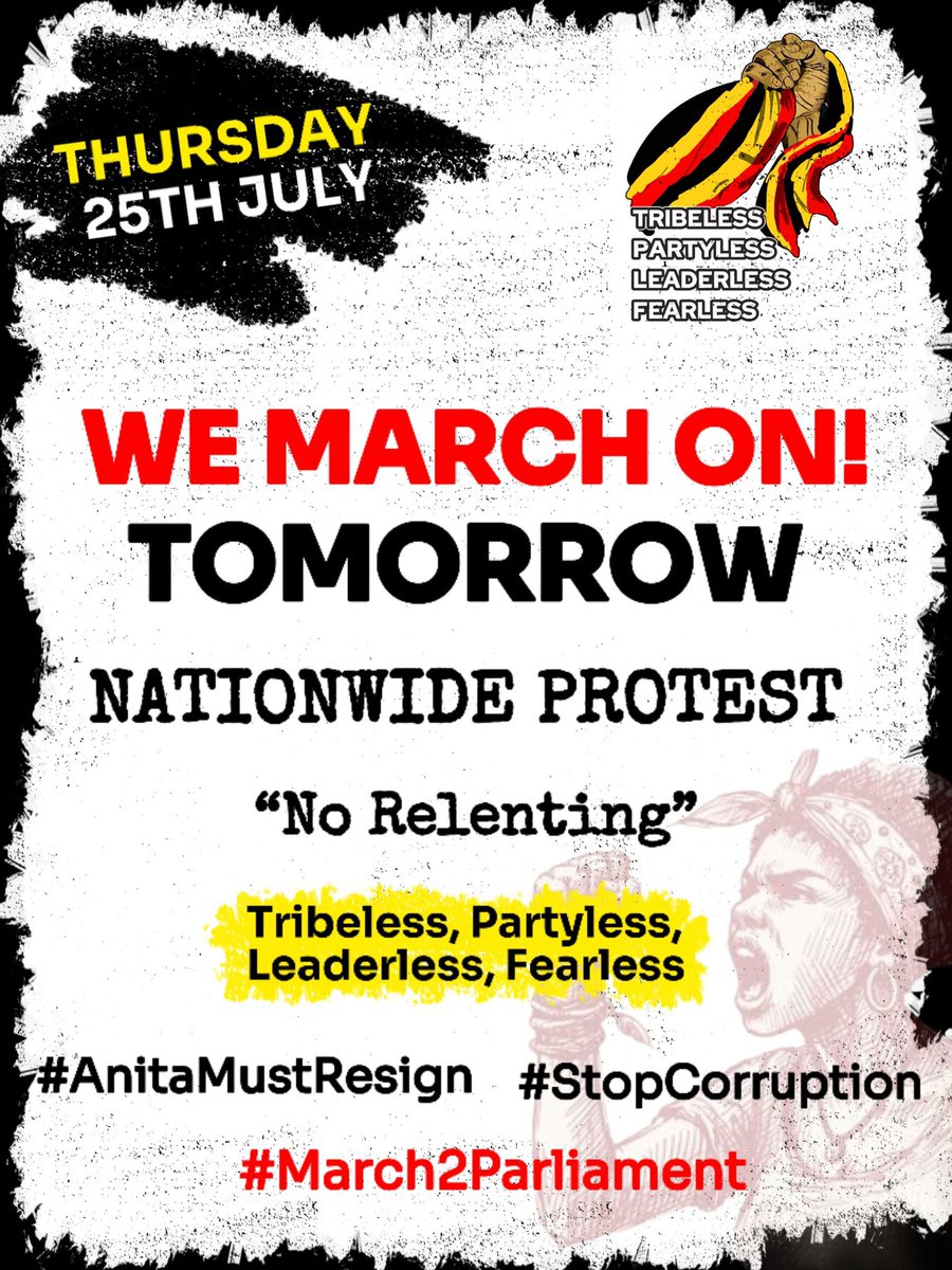 Pliam_'s tweet photo. Spread the flyers for tomorrow's march.
#StopCorruption #March2Parliament #AnitaMustResign https://t.co/tywRkcW1lS