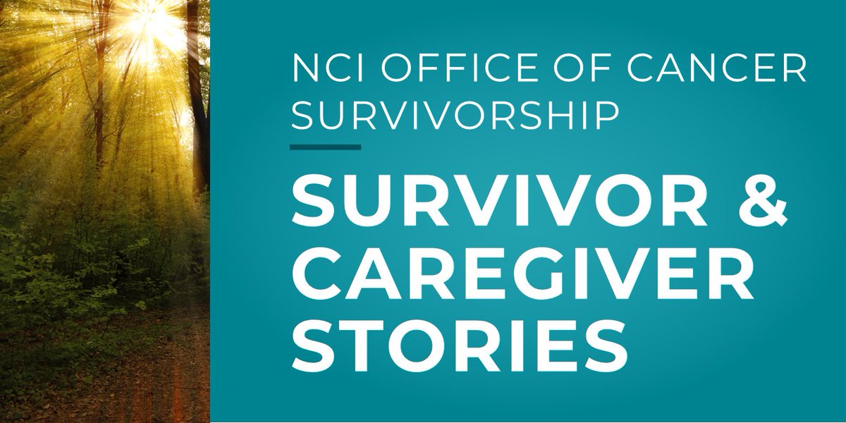 Read about these #CancerSurvivors and #Caregivers, their lived experiences, and how they became advocates for others. Check out the Cancer Survivor and Caregiver Stories page to learn about their journeys: cancercontrol.cancer.gov/ocs/resources/…