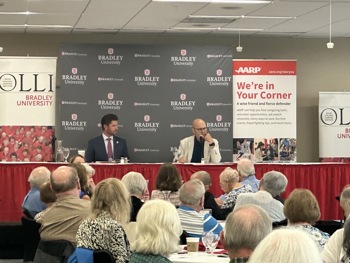Lori Hendren (@lorihendren) on Twitter photo Another wonderful legislative breakfast co-hosted by OLLI β¦<a href="/bradleyu/">Bradley University</a>β© & β¦<a href="/aarpillinois/">AARP Illinois</a>β© w/ panelists β¦<a href="/SenatorKoehler/">Senator Dave Koehler</a>β© & Rep β¦<a href="/ryan_spain/">Ryan Spain</a>β© Another wonderful legislative breakfast co-hosted by OLLI β¦<a href="/bradleyu/">Bradley University</a>β© & β¦<a href="/aarpillinois/">AARP Illinois</a>β© w/ panelists β¦<a href="/SenatorKoehler/">Senator Dave Koehler</a>β© & Rep β¦<a href="/ryan_spain/">Ryan Spain</a>β©