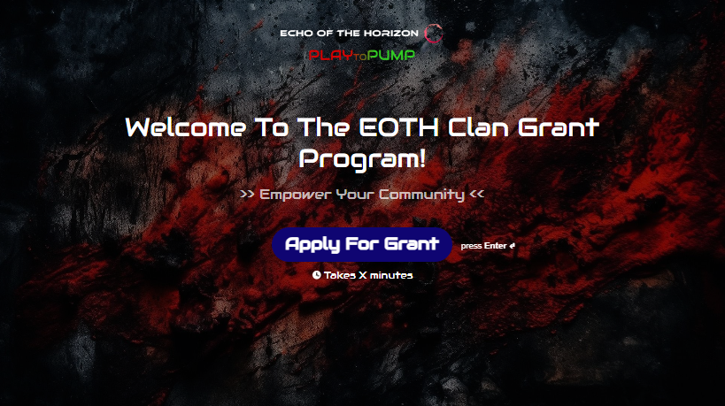 EOTH_OpenWorld's tweet photo. 🔊The #EOTH Clan Grant applications are now open!

The EOTH Clan Grant Program is here to help communities kickstart their journey in the EOTH ecosystem. This initiative is designed to support the creation and growth of clans by providing essential resources and support.

Whether you are a small community, a few game buddies, or a large #Web3Gaming  #Guild , the EOTH Clan #Grant Program is here to help you get started and launch your community in the EOTH universe. Apply now to take advantage of this unique opportunity and lead your clan to success in the #PlayToPump Era!

Apply here:
https://t.co/nxwimv1bXE

#PlayToEarn #GameFi #NFT