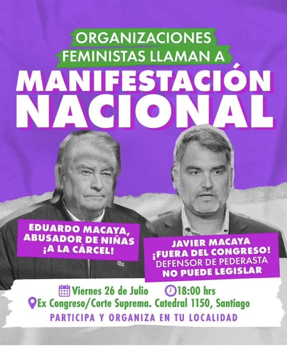 hernan_sr's tweet photo. Participa, organízate. 
Viernes 26 de Julio. 
18 horas. 
Para que Macaya renuncie al senado. https://t.co/L2lKokZYwz