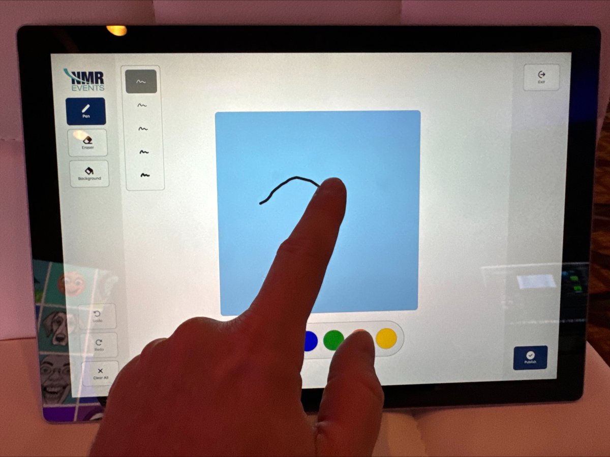 AI Drawing Wall by <a href="/GramercyTech/">Gramercy Tech</a> ! 🎨 Unleash your creativity, sketch your vision, and let AI transform it into reality. Perfect for any event and a highlight of our innovation showcase! ✨ 

#ai #eventtech #interactive #eventtechnology #gramercytech
