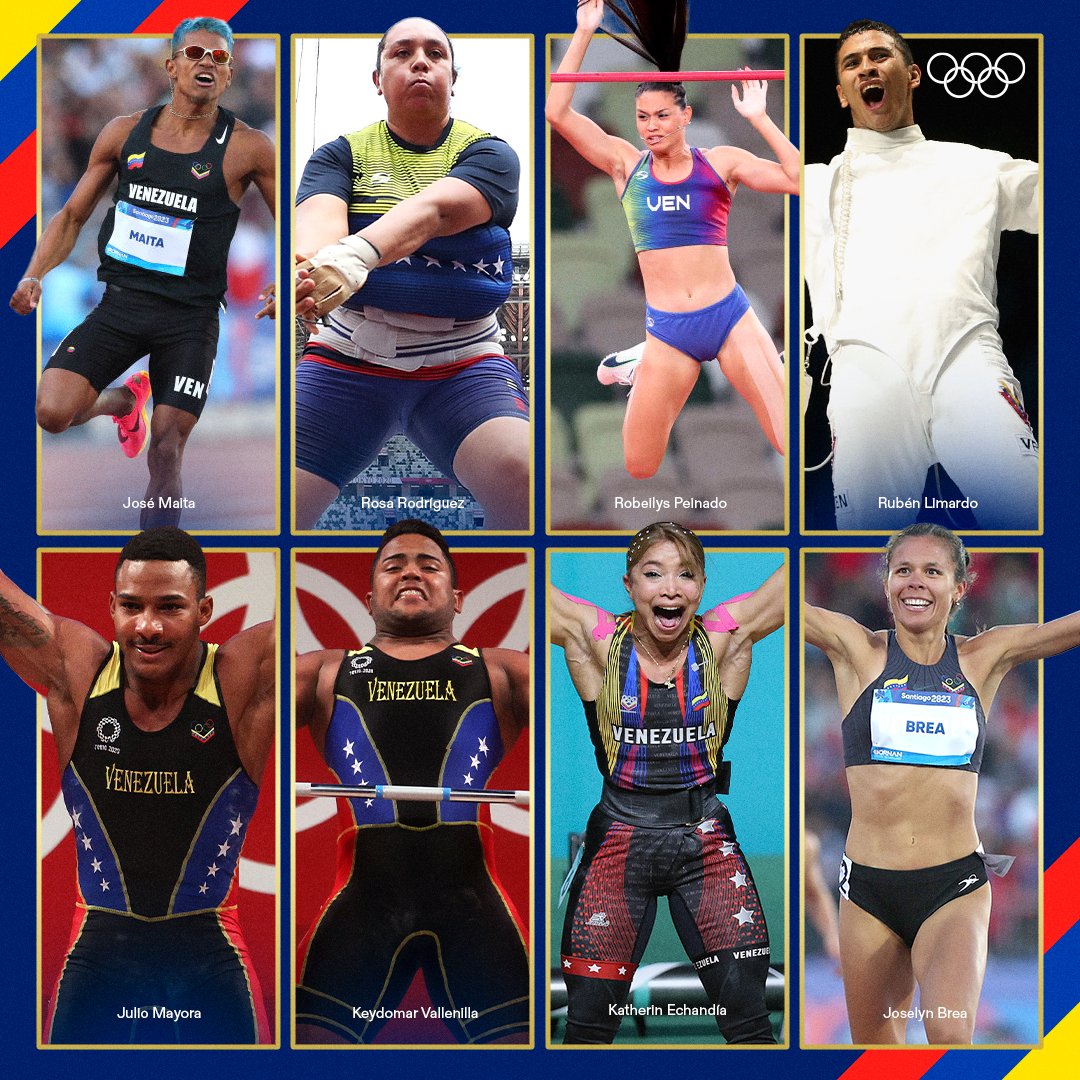 ¡𝗠𝗔𝗡𝗢, 𝗧𝗘𝗡𝗚𝗢 𝗙𝗘! 😍 

La delegación de Venezuela llega a #Paris2024. 🏃 🥊 🤺 🏊 🏋️ 🤼 🚴 

¿Qué atleta 🇻🇪 crees que se subirá al podio? 👇 

#JuegosOlimpicos l <a href="/OfficialCOV/">Comité Olímpico Venezolano</a>
