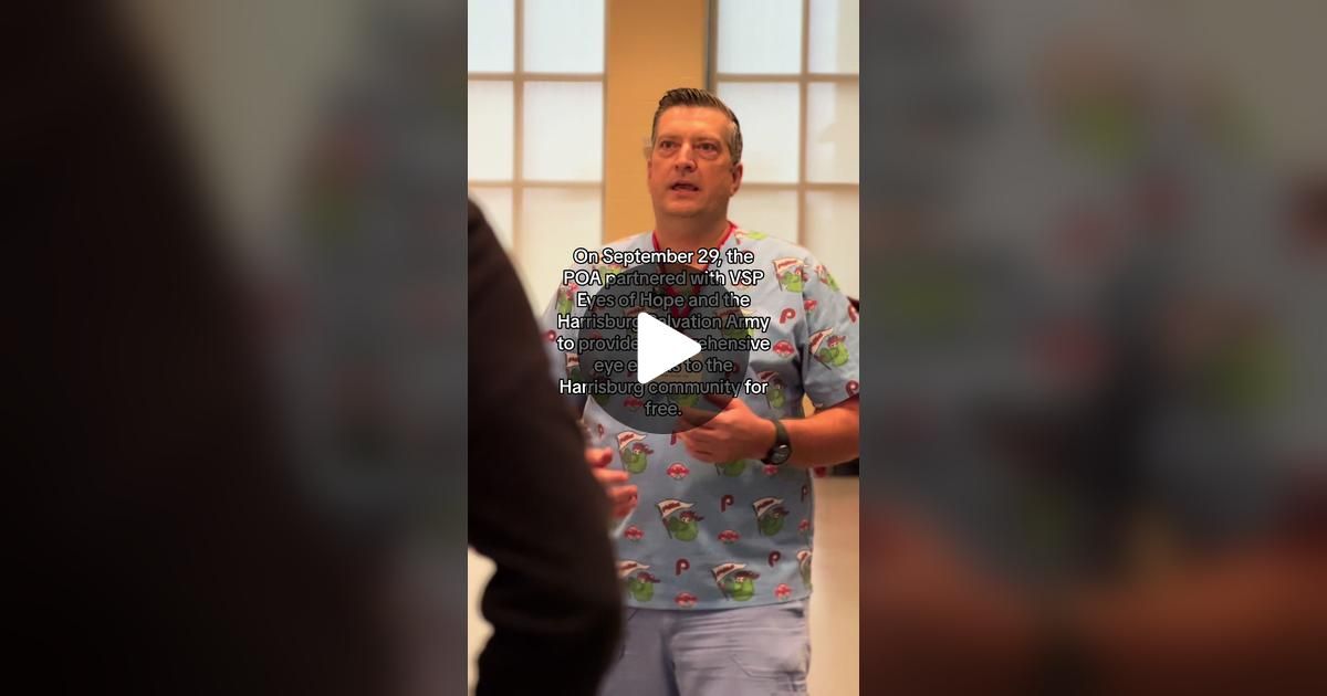 POA MEMBERS AND STAFF: Be part of changing someone's life. Volunteer for our annual free eye exam event in Harrisburg now! 
Sign up here: buff.ly/3LvydEP 
  
buff.ly/3LvtAuA