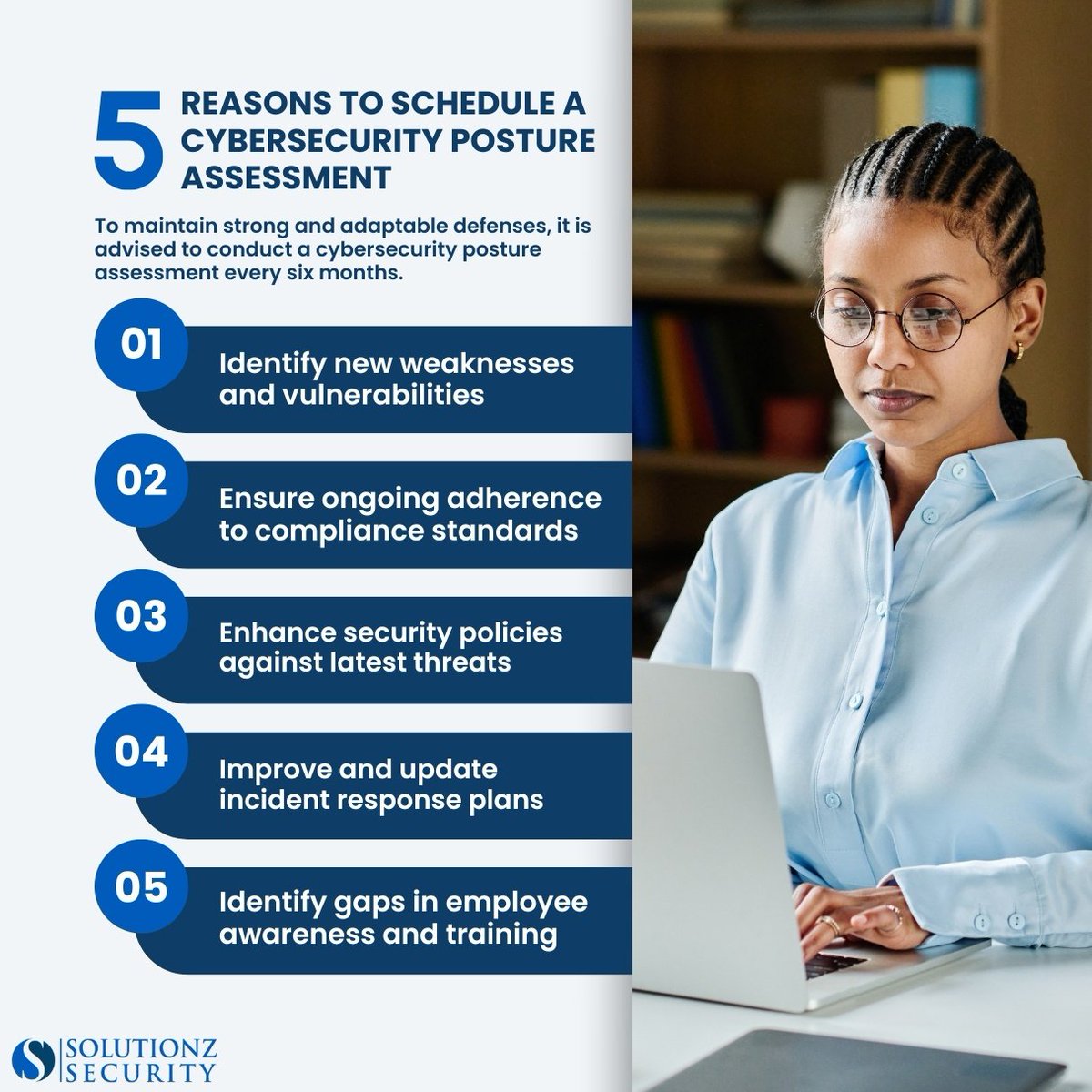 SolutionzInc's tweet image. When was the last time your organization underwent a thorough cybersecurity assessment? If it&apos;s been a while, now is the perfect time to prioritize your defenses. Contact us to get started: bit.ly/3LB6LFz

#CybersecurityAssessment #ProtectYourData #SolutionzSecurity