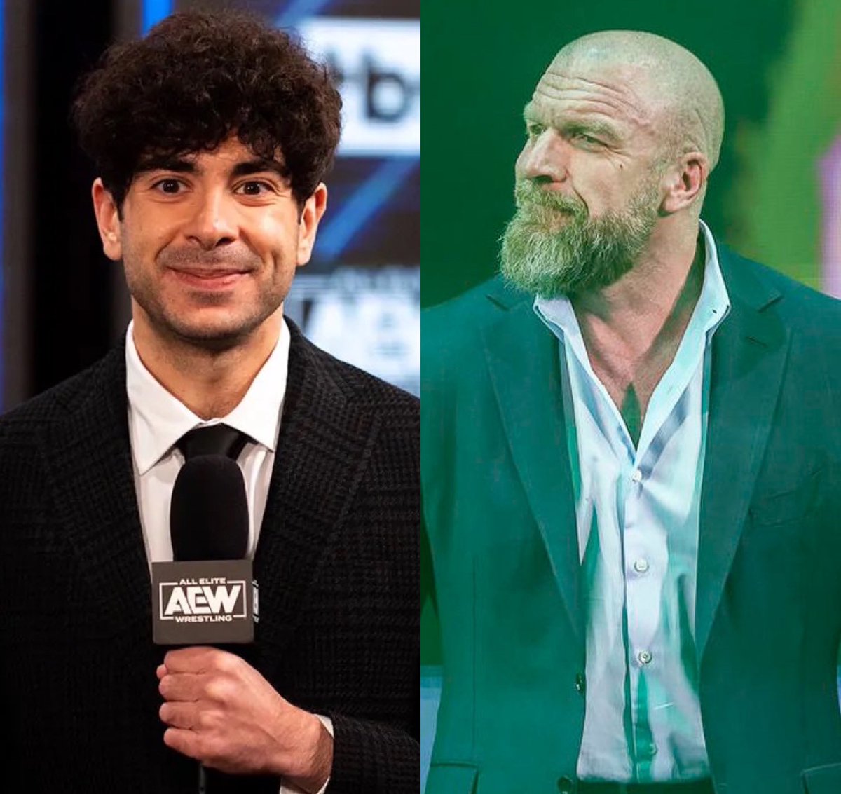 WrestleOps's tweet photo. Tony Khan was asked if he could ever see a situation where we get a supershow between WWE and AEW:

“I would love if that were possible, I don’t know that it is, but it would be great if it was possible for the fans, I think that would be wonderful, but there are a lot of challenging business things in the world of pro-wrestling that I think would make that a very challenging thing to do.”

(Interview w/The Rich Eisen Show)