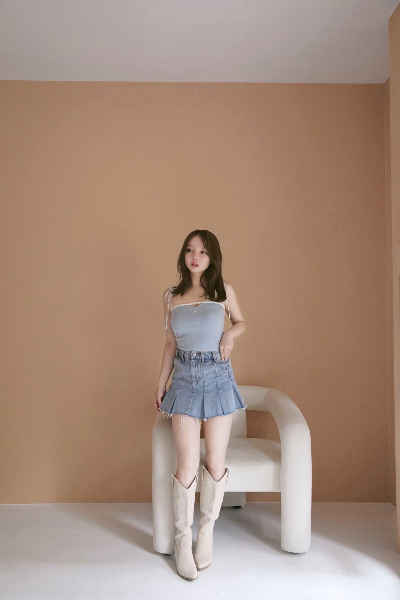 美品 アンドマリー andmary スカート デニムスカート デニム ANDMARY Amy denim mini skirt Mサイズ(andmary on X:
