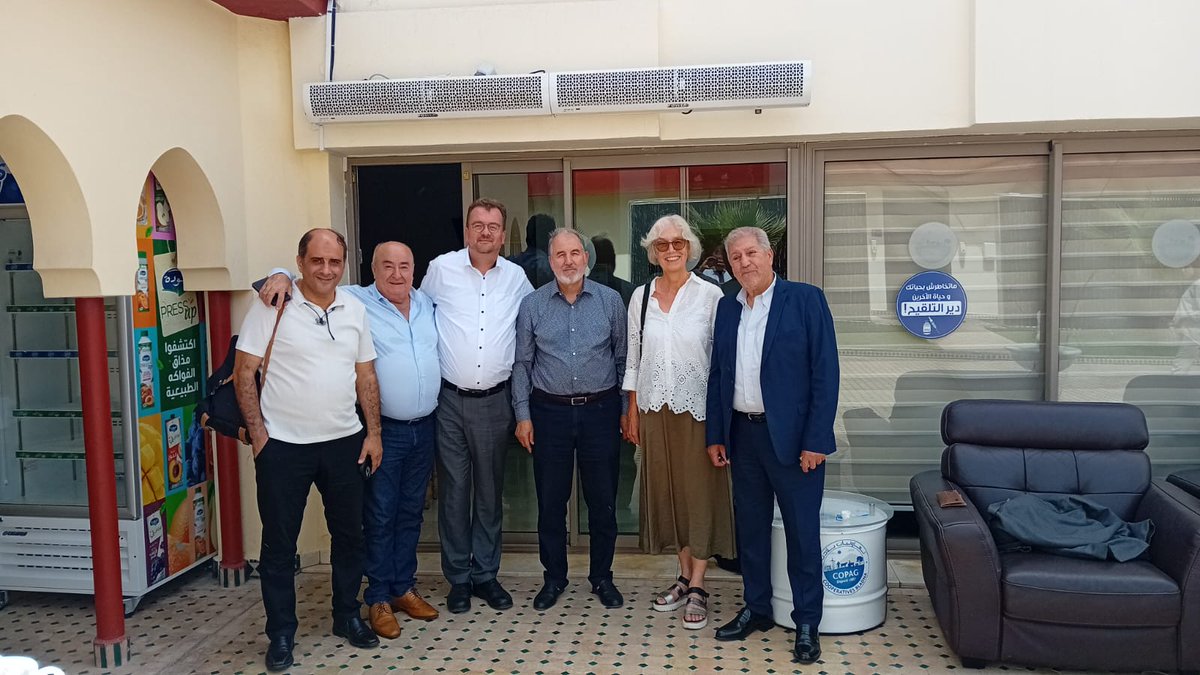 GER_in_Morocco's tweet photo. Visiting Taroudant, 🇩🇪 DHM Stefan Bantle and Agricultural Attachée Edith Simeit admired the professional work and remarkable development of #COPAG 🐄 We thank Moulay M‘hmd Loultiti for his great hospitality! 🙏✨ https://t.co/hx6CRLFfU9