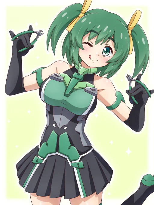 コトブキニッパーの妖精、寿 武希子ちゃん#アリスギア #FAガール 