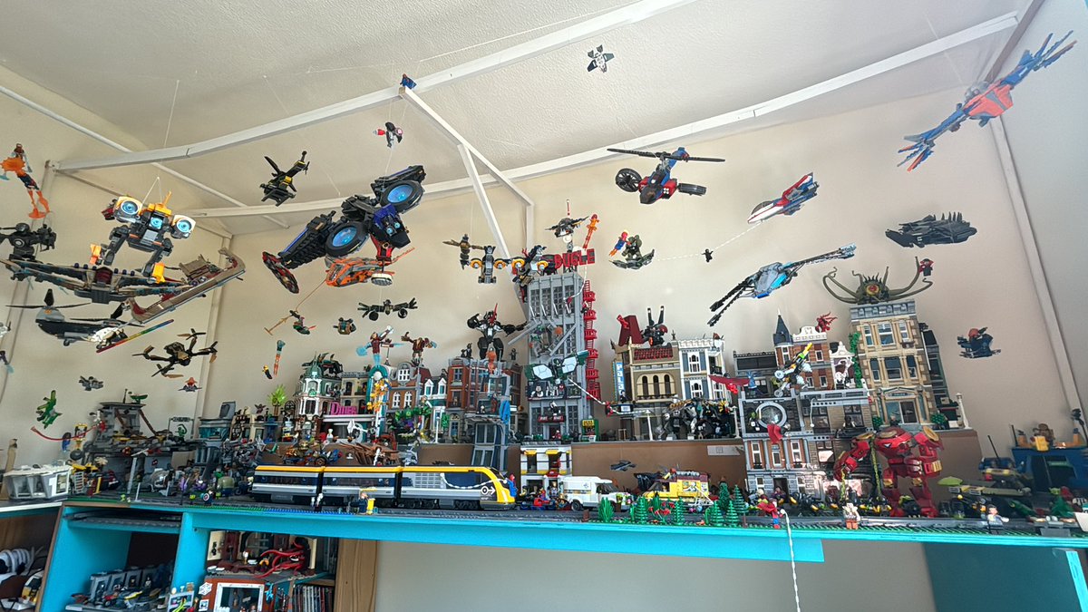 burgessluke's tweet photo. @LEGO_Group It’s not a problem, I keep them behind me as a great Teams background! https://t.co/HovNvDdbPk