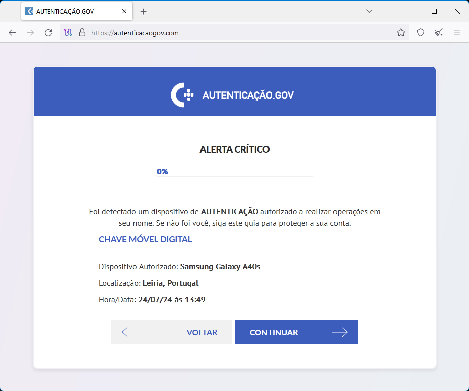 DJ_PRMF's tweet image. Olhos abertos 👀🚨
Este esquema propaga-se por SMS, e embora possa parecer para a Autenticação GOV, na realidade é apenas para roubar dados de login dos bancos.

Página adapta-se aos diferentes bancos existentes. (espertos)