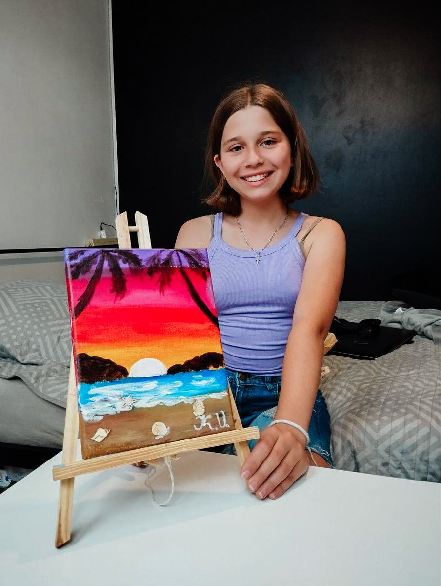 We work with nature therapy &amp; climbing, but we also run weekly Art Therapy programs in 5 locations across Europe for Ukrainian kids. Our weekly groups are a place for kids to take time for themselves, build a community, &amp; to have an outlet for emotions through art. #arttherapy