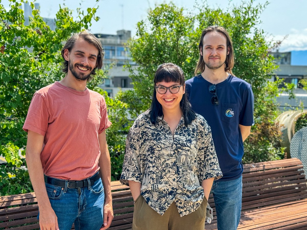 LCBM (@lcbm_epfl) on Twitter photo A warm welcome to our new LCBM members (left to right) <a href="/SaladinLazare/">Lazare SALADIN</a> and <a href="/PatriciaBencic/">Patricia Benčić</a> who joined as PostDocs, and <a href="/MatteoDoudin/">Matteo Doudin</a> who started his PhD with us. We're happy to have you - all the best! 🧪🧫⚗️ A warm welcome to our new LCBM members (left to right) <a href="/SaladinLazare/">Lazare SALADIN</a> and <a href="/PatriciaBencic/">Patricia Benčić</a> who joined as PostDocs, and <a href="/MatteoDoudin/">Matteo Doudin</a> who started his PhD with us. We're happy to have you - all the best! 🧪🧫⚗️