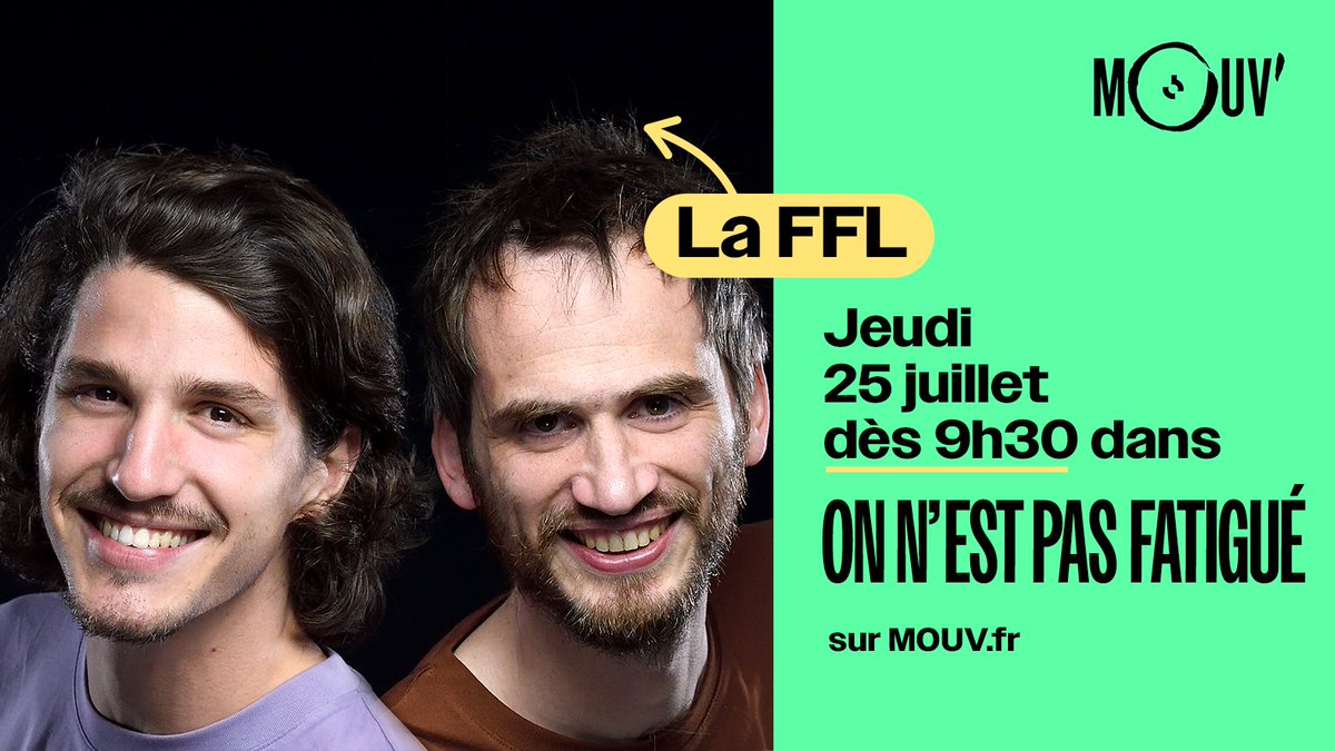 ⏰ Demain, la <a href="/FFLose/">Fédé 🇫🇷 de la Lose</a> est de retour ! 

👀 Rendez-vous dès 9h30 dans "On n'est pas fatigué", pour une petite annonce qui plaira à nos grands sportifs.