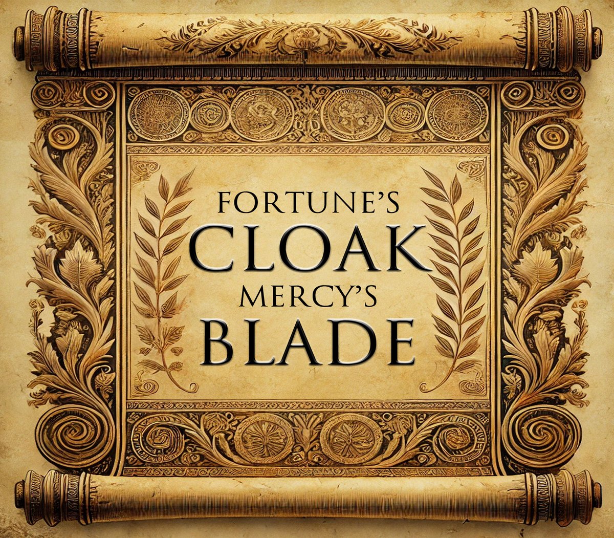 Book title reveal! Here is the title for the second book in the "Fortune &amp; Mercy" series, releasing later this year:

Fortune's Cloak, Mercy's Blade