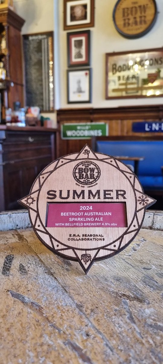 Our seasonal collab with <a href="/TheBellfield/">Bellfield Brewery</a> for the Summer will be launched on Friday, available in cask and keg