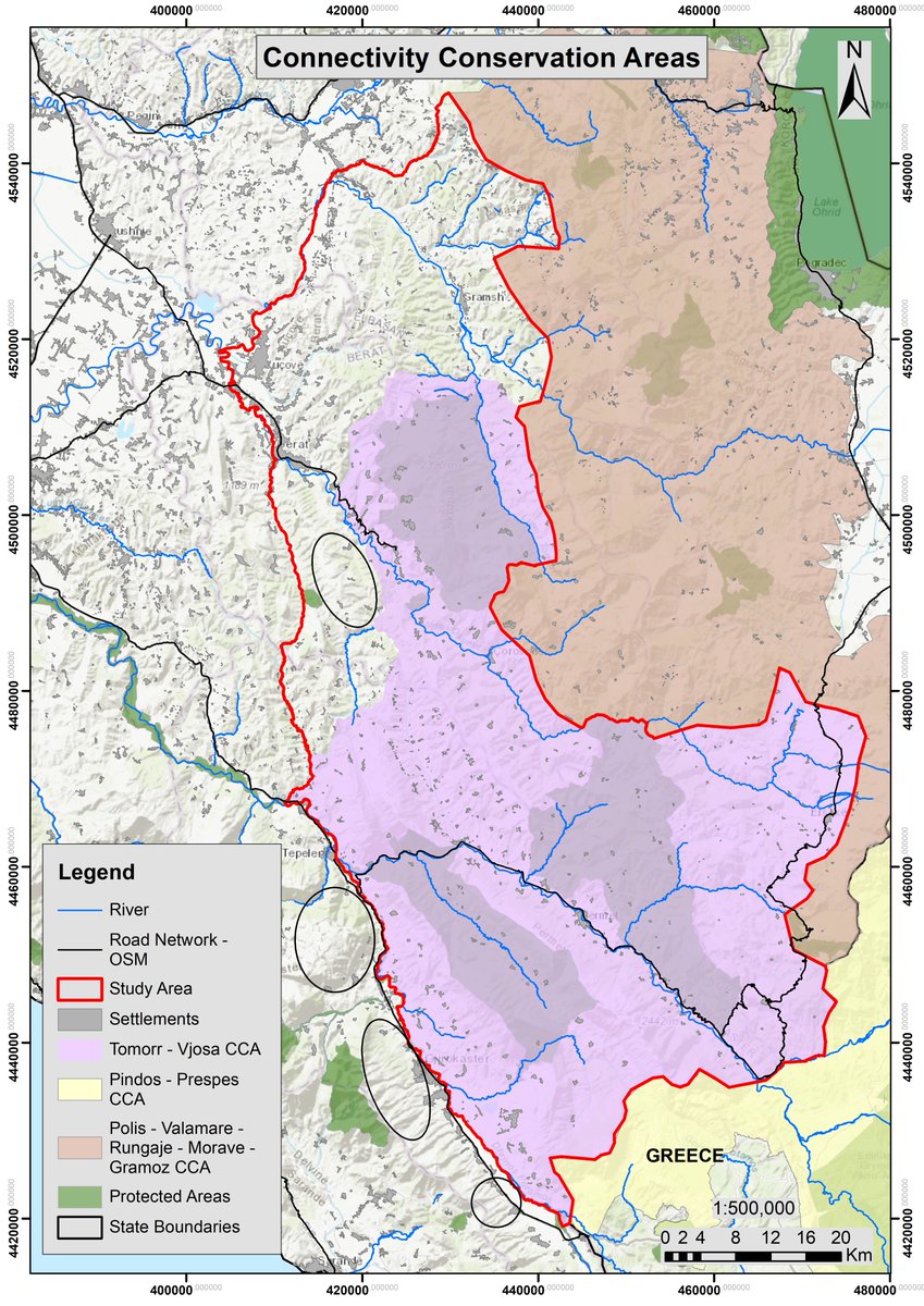 Introducing "Tomorri-Vjosa", a new Connectivity Conservation Area in Albania! Mandated by #PONT, PPNEA developed a study to enhance connectivity in this biodiverse region, vital for species migration and habitat. Learn more here: 👉ppnea.org/.../2022/08/De…
