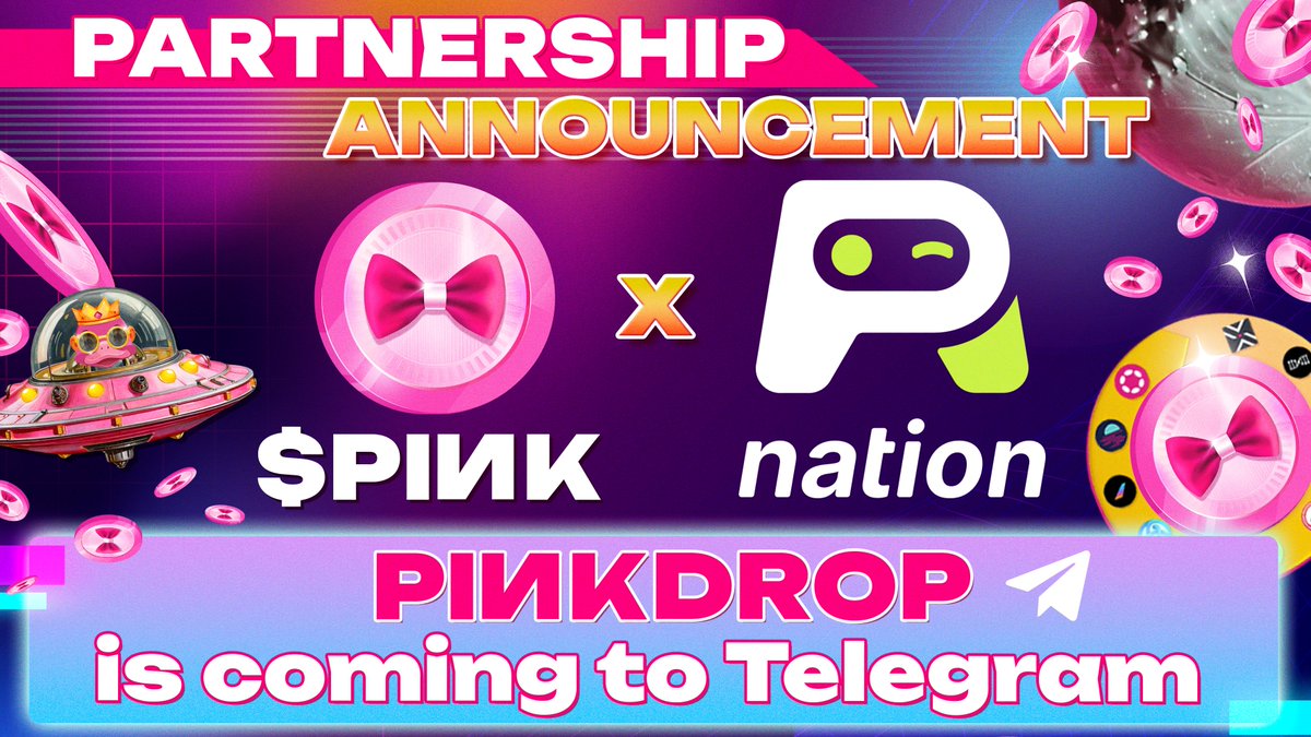 Pinkdrop is coming (soon) to Telegram! 

We're happy to announce that we are partnering up with <a href="/playnationapp/">Playnation</a> to bring our iconic game to TG.

Get ready for a fun $PINK gaming summer... LFP!🎀