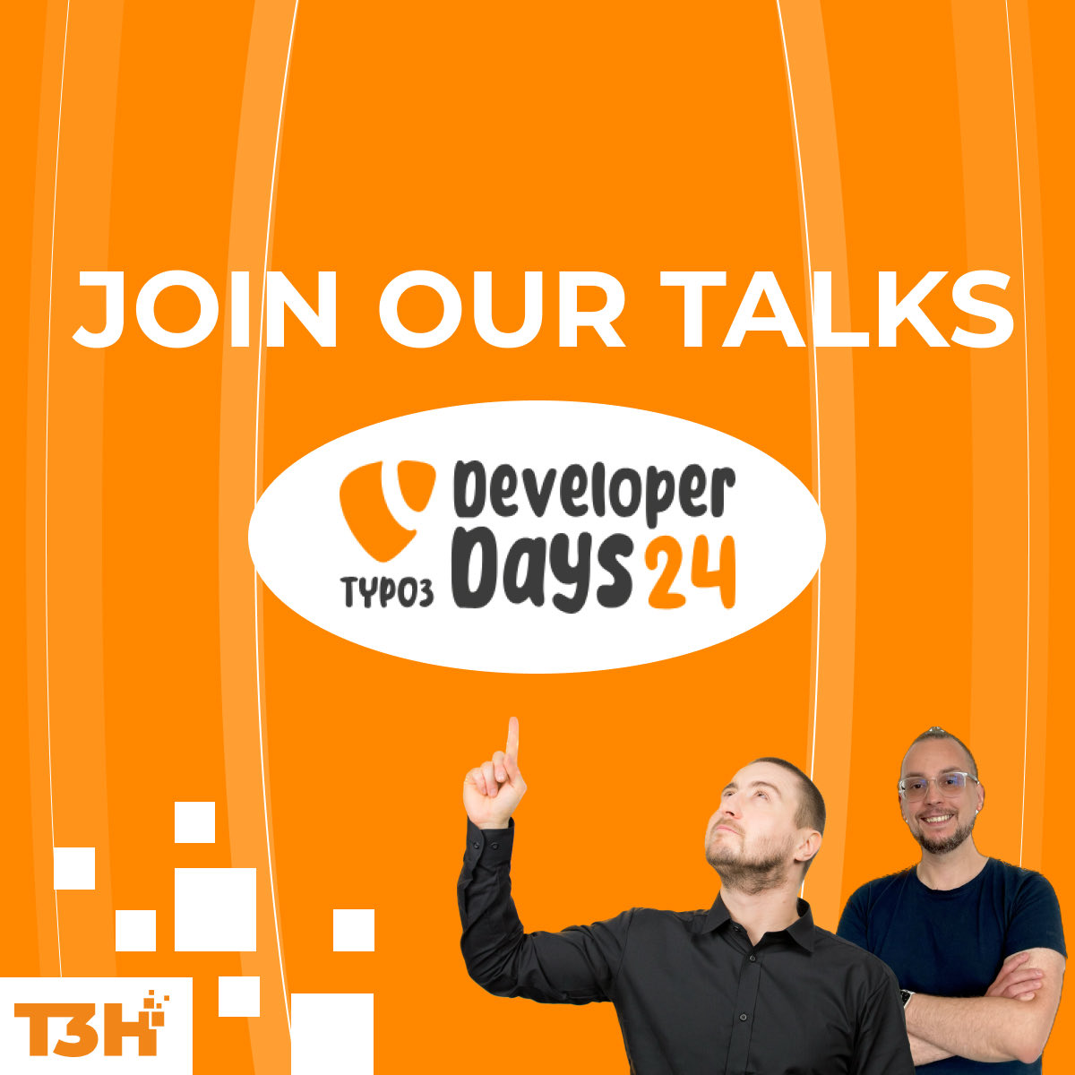 Join us at #T3DD24 🚀Are you ready to dive deep into #TYPO3? Don't miss these exciting sessions:
✔️Our quest for ACL improvements in TYPO3 Core
👉🏻 Tomasz Woldański 02.08. 9:00

✔️Innovating Integration: A case study on B2B with TYPO3 Headless
👉🏻 Łukasz Uznański 02.08. 10:00