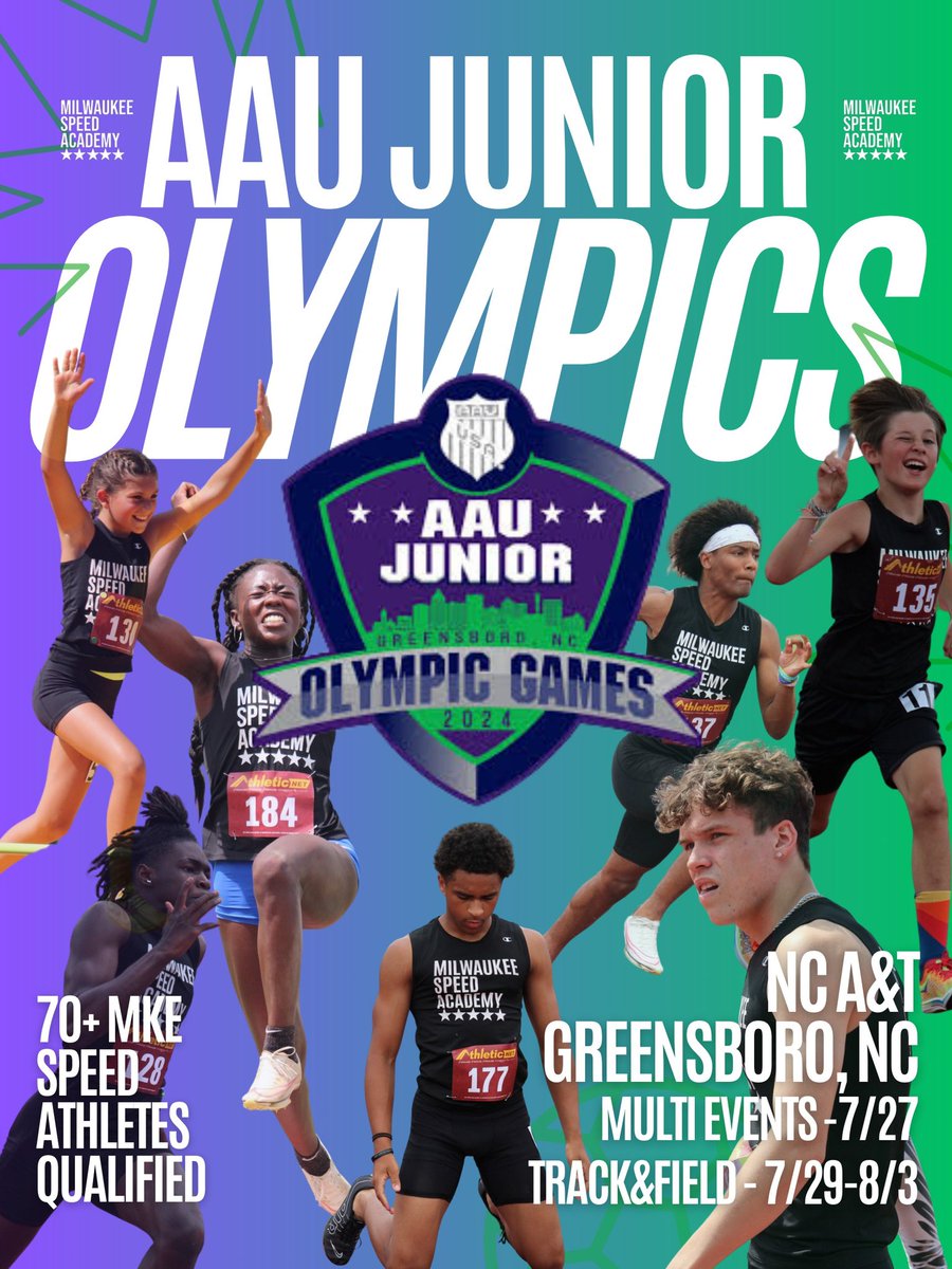 It’s almost time!!!
#AAUJuniorOlympics