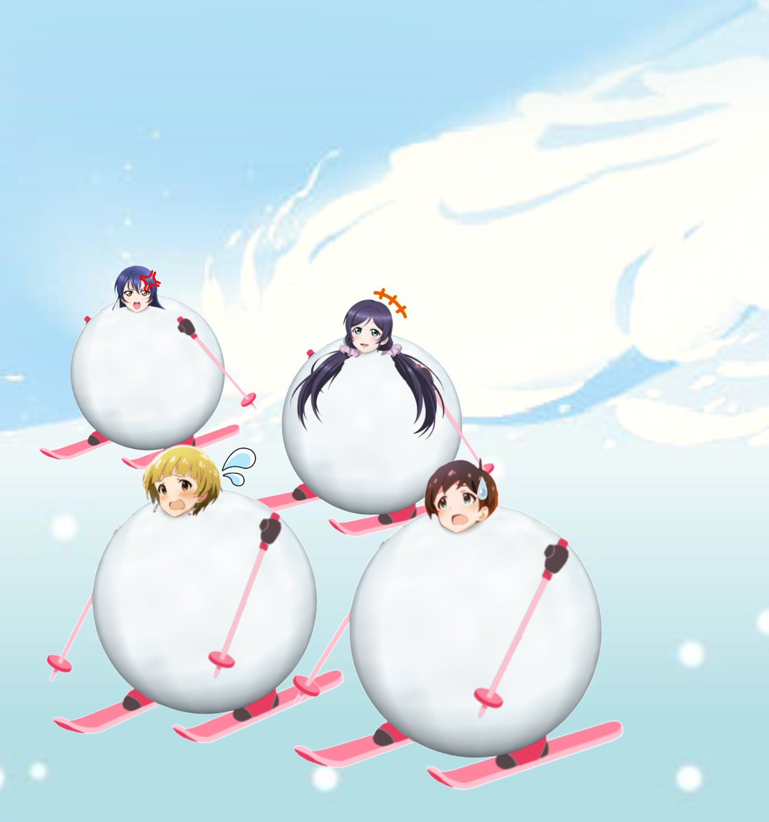 雪だるま拘束 [スキーでダッシュ！スペシャルバージョン？] ある