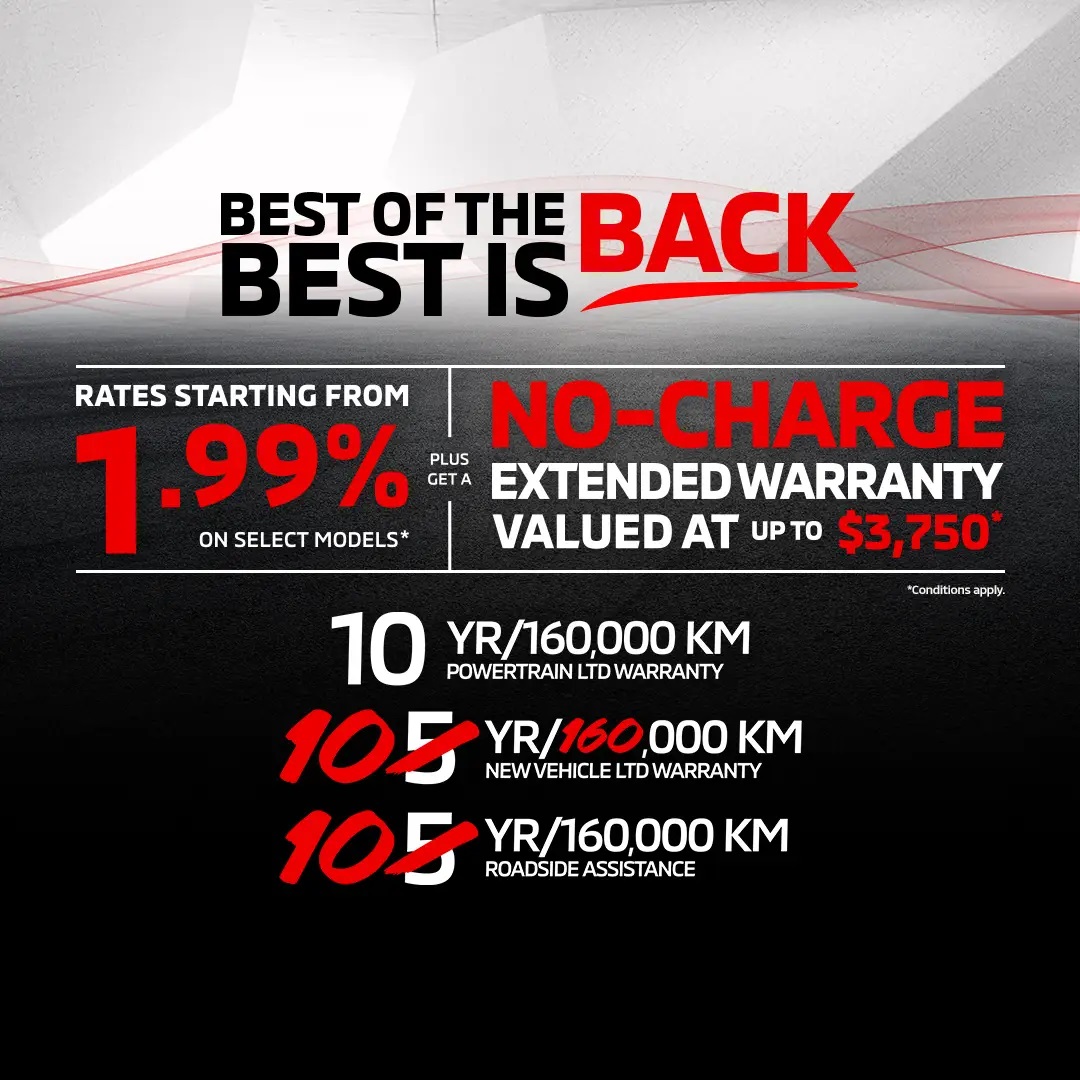 MitsuBarrie's tweet photo. The Best Just Got Better!
Get a No-Charge Extended Warranty with your new Mitsubishi SUV, valued up to $3,750. Includes 10-year/160,000 km coverage for Powertrain, New Vehicle, and Roadside Assistance. Drive with confidence!
#NoChargeWarranty #LowRates #BarrieMitsubishi https://t.co/UAFn5mN75z