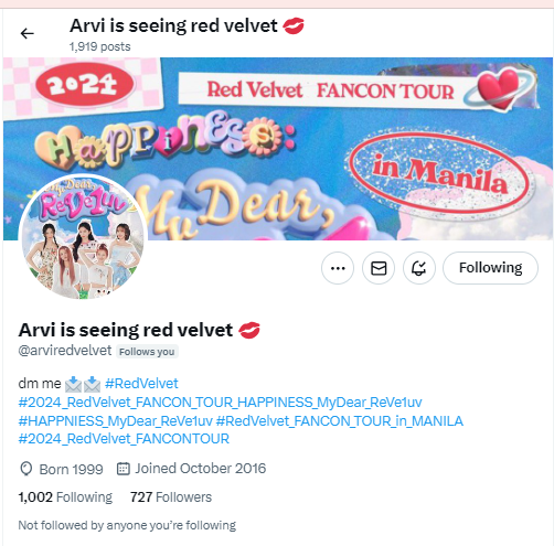 GinettePia's tweet photo. Beware of scammers. Don't buy pre-sale Red Velvet membership codes from this seller. https://t.co/Qx8vYpr1in